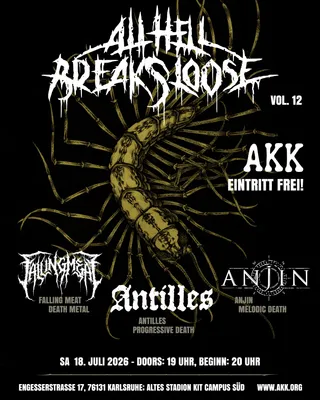 All Hell Breaks Loose — AKK Karlsruhe 18.07.2026