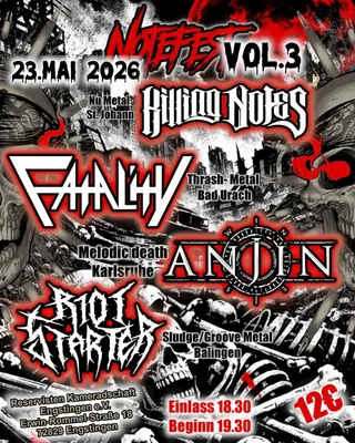 Notefest Vol. 3 Flyer